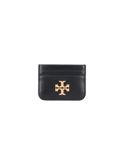 Tory Burch 'eleanor' Card Holder In Black