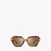 Tory Burch Eleanor Cat-eye Sunglasses In Brown