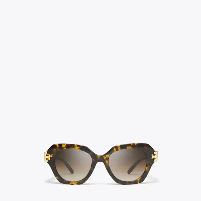 Tory Burch Eleanor Cat-eye Sunglasses In Burgundy