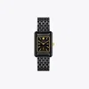 Tory Burch Eleanor Ceramic Watch In Black