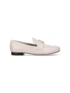 Tory Burch Eleanor Charm Moccasins – Off-white In Neutrals