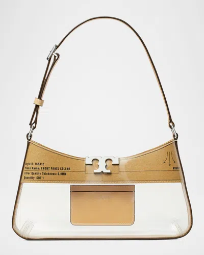 Tory Burch Eleanor Clear Slim Shoulder Bag