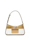 Tory Burch Eleanor Clear Slim Shoulder Bag In Neutrals