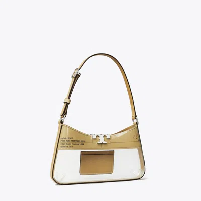 Tory Burch Eleanor Clear Slim Shoulder Bag In Transparent