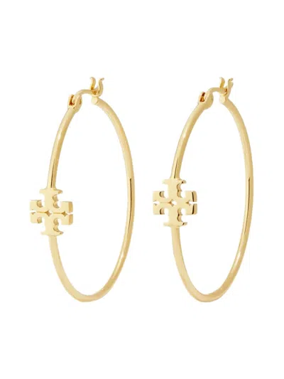 Tory Burch Eleanor Hoop Earrings In Gold