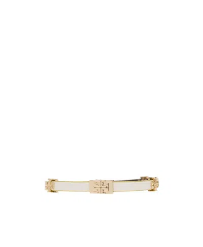 Tory Burch Eleanor Enamel Bracelet In Nude | ModeSens