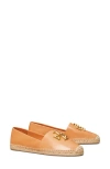 Tory Burch Eleanor Espadrille Flat In Brandy