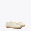 Tory Burch Eleanor Espadrille In Light Cream