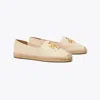 Tory Burch Eleanor Espadrilles In New Cream/gold