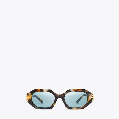 Tory Burch Eleanor Geometric Sunglasses In Multi