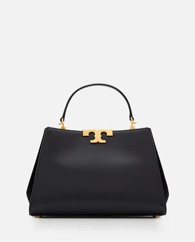 Tory Burch Eleanor Leather Bag In Black