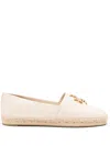 Tory Burch Everly Canvas Espadrille In Neutral