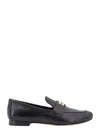 Tory Burch Eleanor Leather Loafers In Black