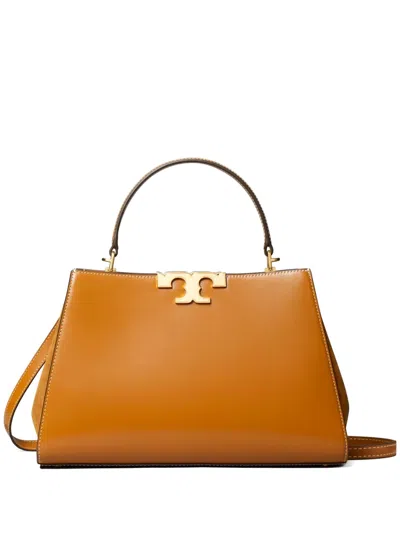 Tory Burch Eleanor Leather Tote Bag In Brown