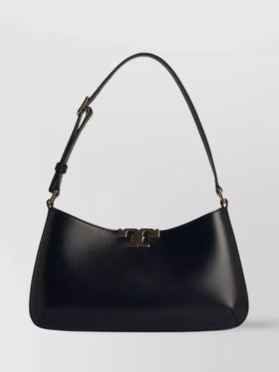 Tory Burch 'eleanor' Leather Shoulder Bag In Blue