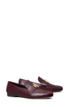 Tory Burch 10mm Eleanor Leather Loafers In Dark Carmine