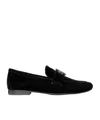 Tory Burch Eleanor Suede Pave Medallion Loafers