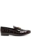 Tory Burch Eleanor Loafers In Brown
