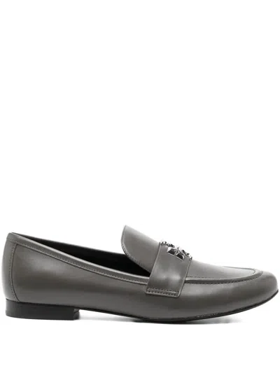 Tory Burch Eleanor Loafers In Gray