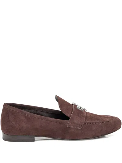 TORY BURCH ELEANOR LOGO-PLAQUE LOAFERS