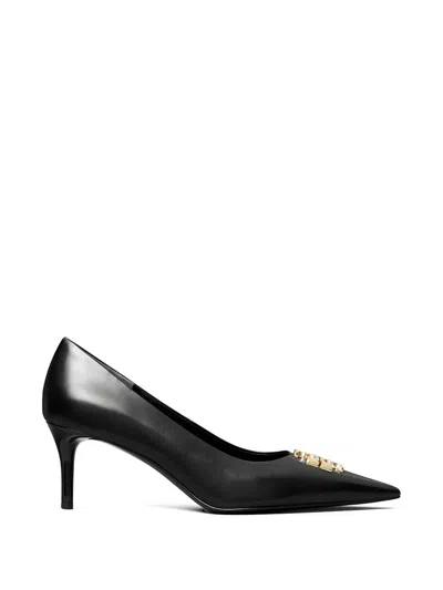 Tory Burch Eleanor Logo-detail Pumps In Black