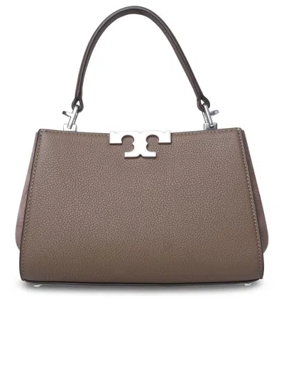 Tory Burch Eleanor Mini Bag In Brown Leather