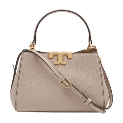 Tory Burch Eleanor Mini Leather Handbag In Neutral