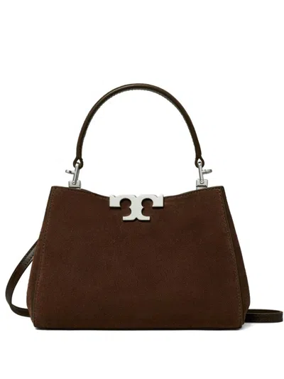 Tory Burch Eleanor Mini Leather Handbag In Brown