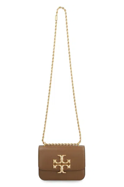 Tory Burch Eleanor Mini Leather Shoulder Bag In Brown