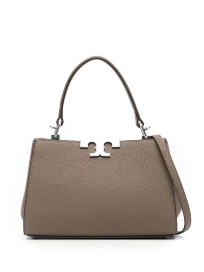 Tory Burch Eleanor Leather Mini Handbag In Brown