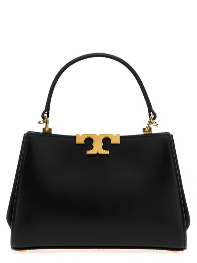 Tory Burch Eleanor Mini Satchel Handbag In Black