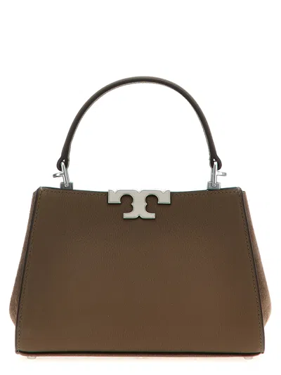 Tory Burch Eleanor Leather Mini Handbag In Brown