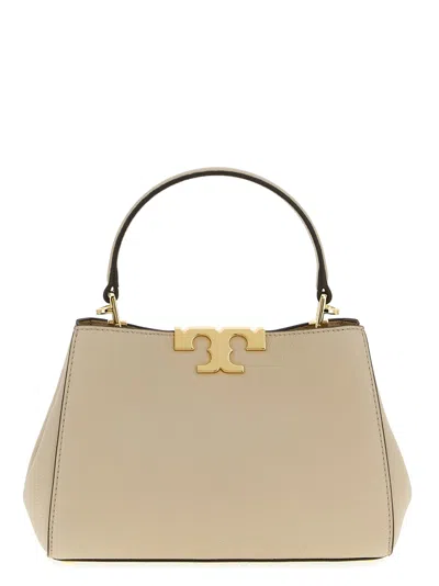 Tory Burch Eleanor Mini Satchel Handbag In Sand
