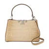 Tory Burch Eleanor Mini Satchel Purse In Sand