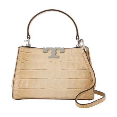 Tory Burch Eleanor Mini Satchel Purse In Sand