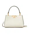Tory Burch Eleanor Satchel Bag In White
