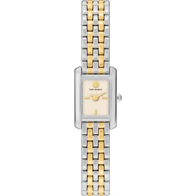 Tory Burch Eleanor Mini Two Tone Bracelet Watch