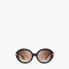 Tory Burch Eleanor Oval Sunglasses
