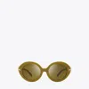 TORY BURCH ELEANOR OVAL SUNGLASSES