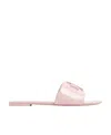 Tory Burch Eleanor Patent Leather Slides In Pink