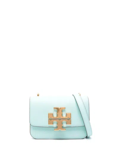 Tory Burch `eleanor Pebbled` Small Convertible Shoulder Bag In Blue