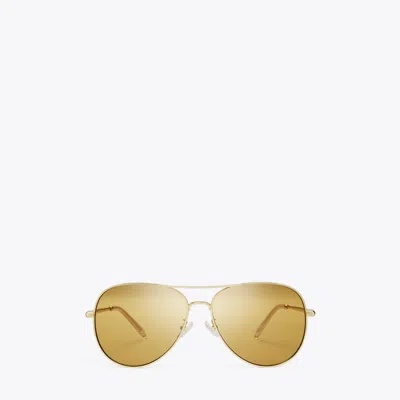 Tory Burch Eleanor Pilot Sunglasses In Multi