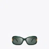Tory Burch Eleanor Rectangle Sunglasses