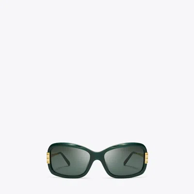 Tory Burch Eleanor Rectangle Sunglasses