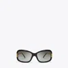 Tory Burch Embellished-temples Geometric Sunglasses In Multi