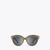 Tory Burch Eleanor Round Sunglasses In Brown
