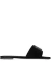 Tory Burch Eleanor Sandals In Black