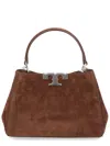 Tory Burch "eleanor Satchel" Bag In Brown