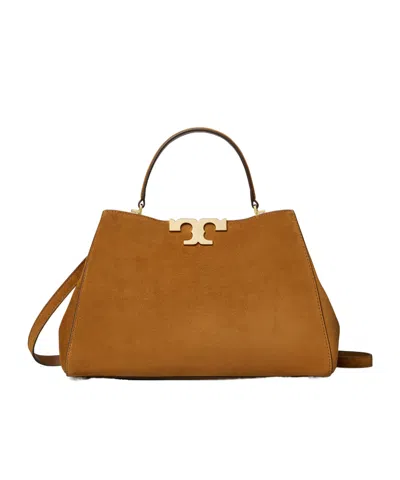 Tory Burch Eleanor Satchel Bag In Brown