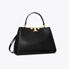 Tory Burch Eleanor Satchel In Black